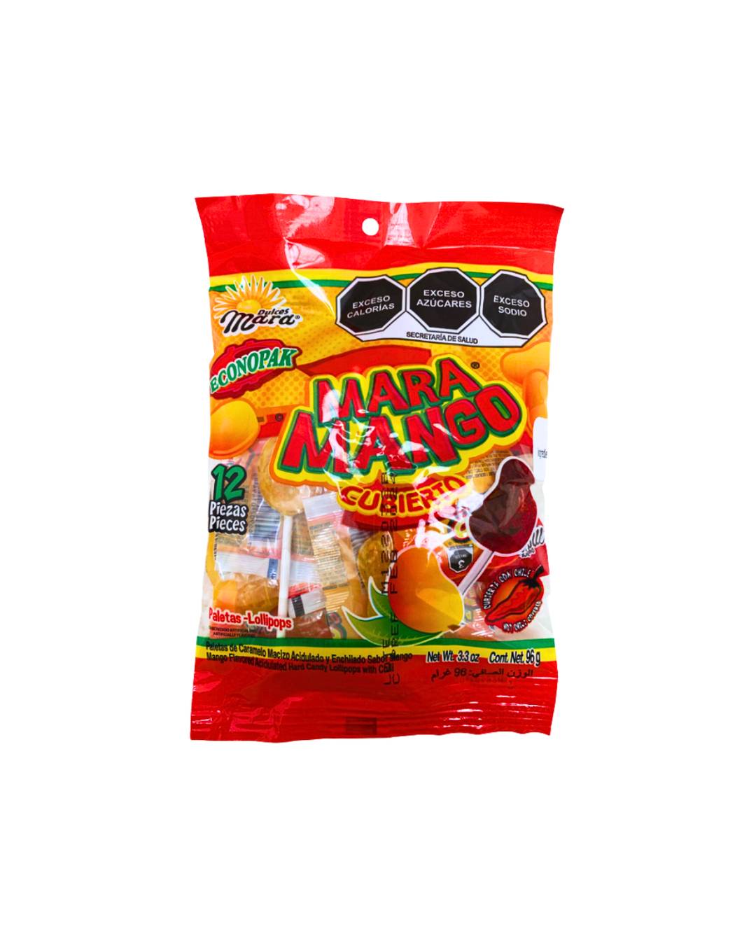 ECONOPACK MARA MANGO CUBIERTO *12