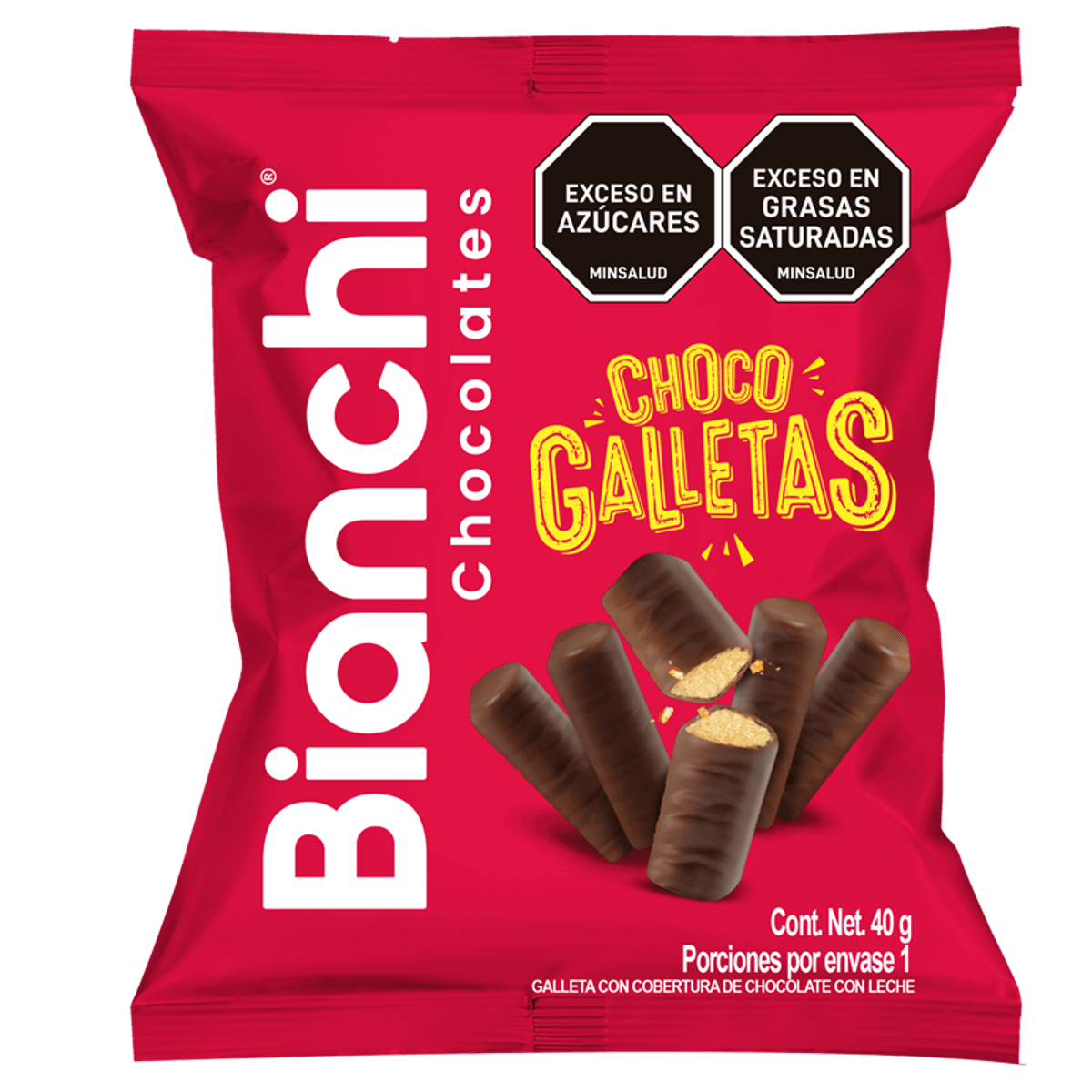 BIANCHI SNACK CHOCO GALLETAS 40GR
