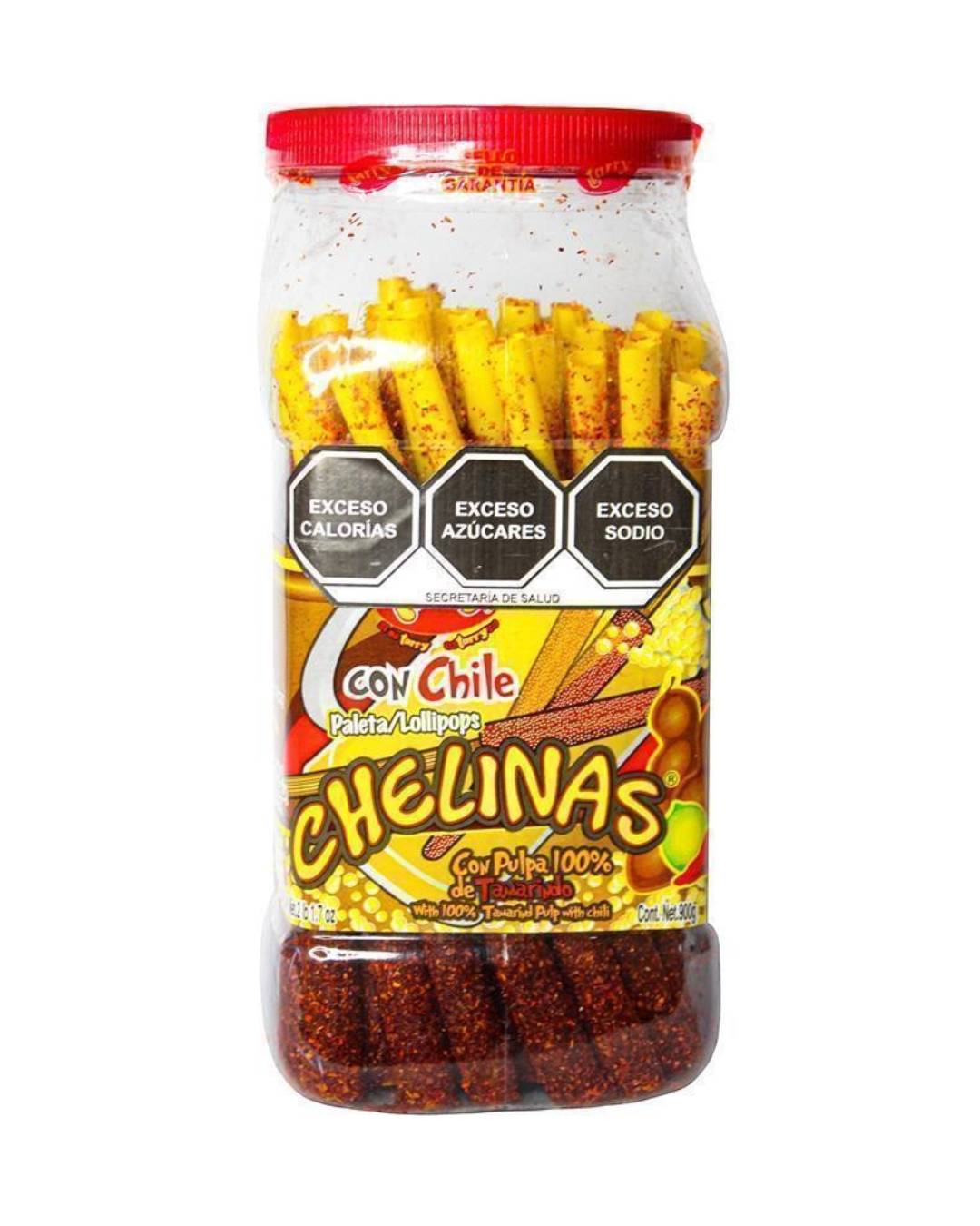 CHELINAS  LOLLI POP SABOR A TAMARINDO