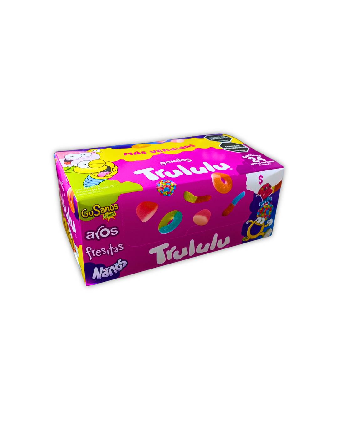 TRULULU SOBRES SURTIDOS DISPLEY *24
