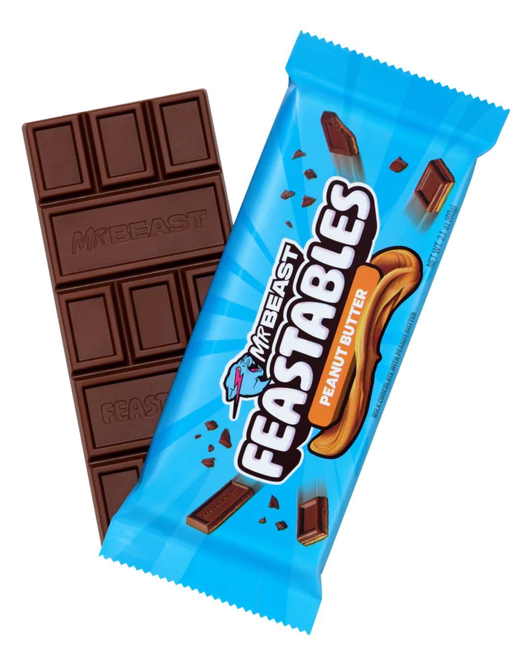 MR BEAST FEASTABLES PEANUT BUTTER 60G