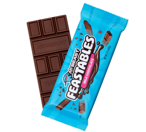 MR BEAST FEASTABLES MILK CHOCOLATE 60G
