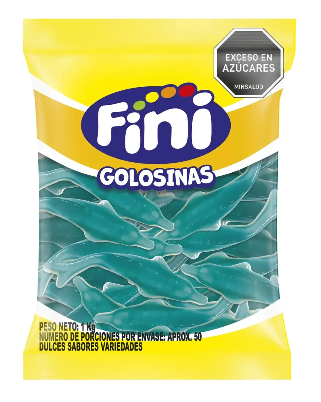 FINI 1KG DELFIN AZUL BRILLO