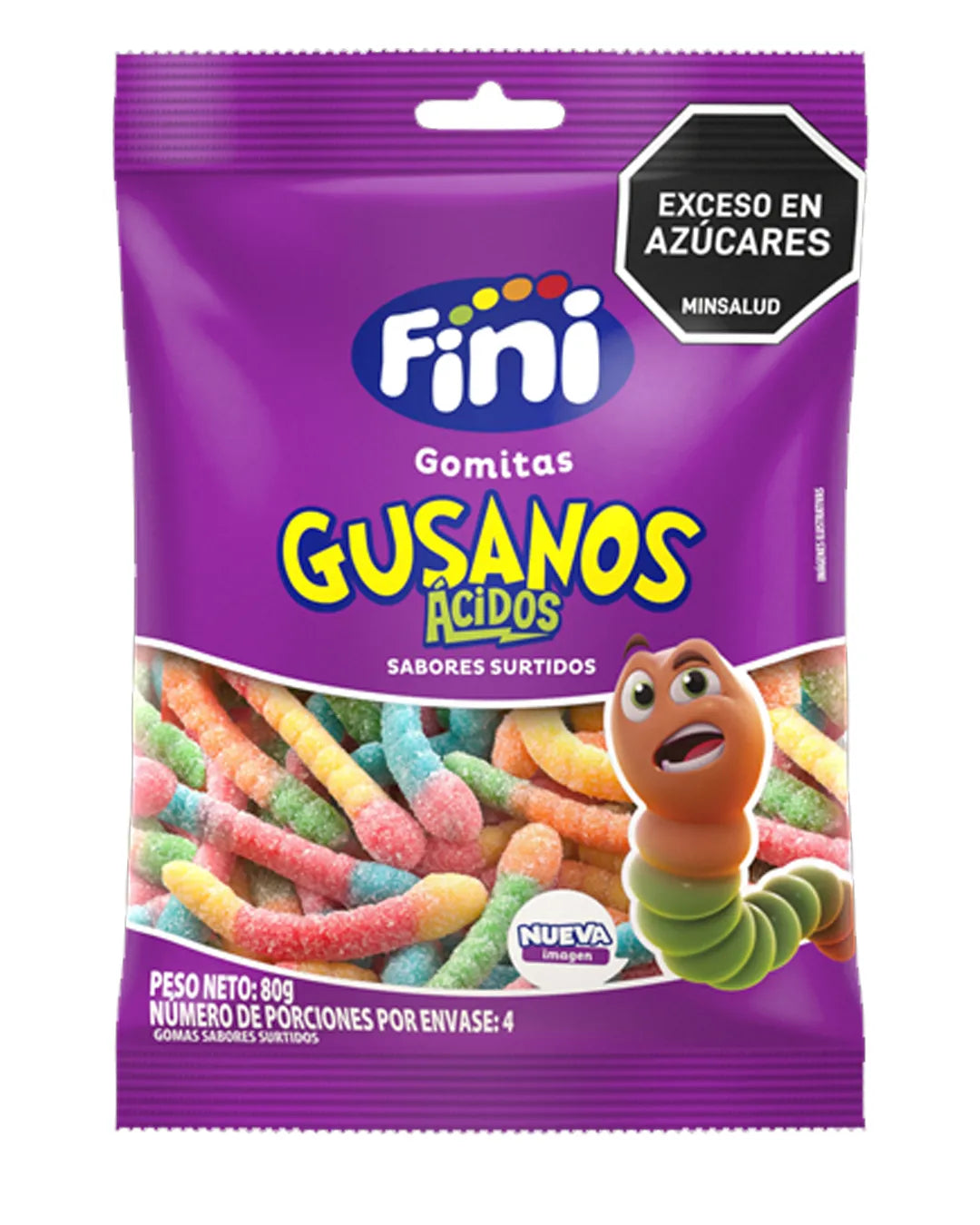 FINI GUSANOS ACIDOS 80G