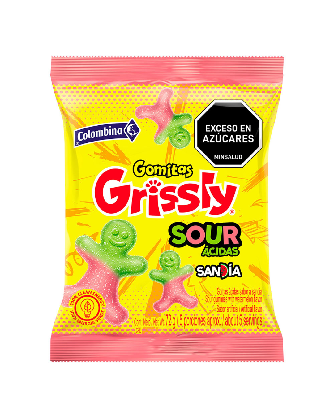 GRISSLY SOUR ACIDA SANDIA 72GR