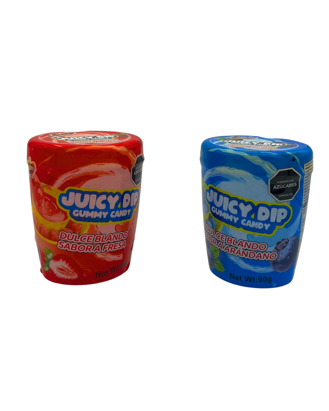 JUICY DIP GUMMY CANDY 90G UND