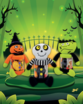 ESTUCHE PELUCHE HALLOWEEN 80GR