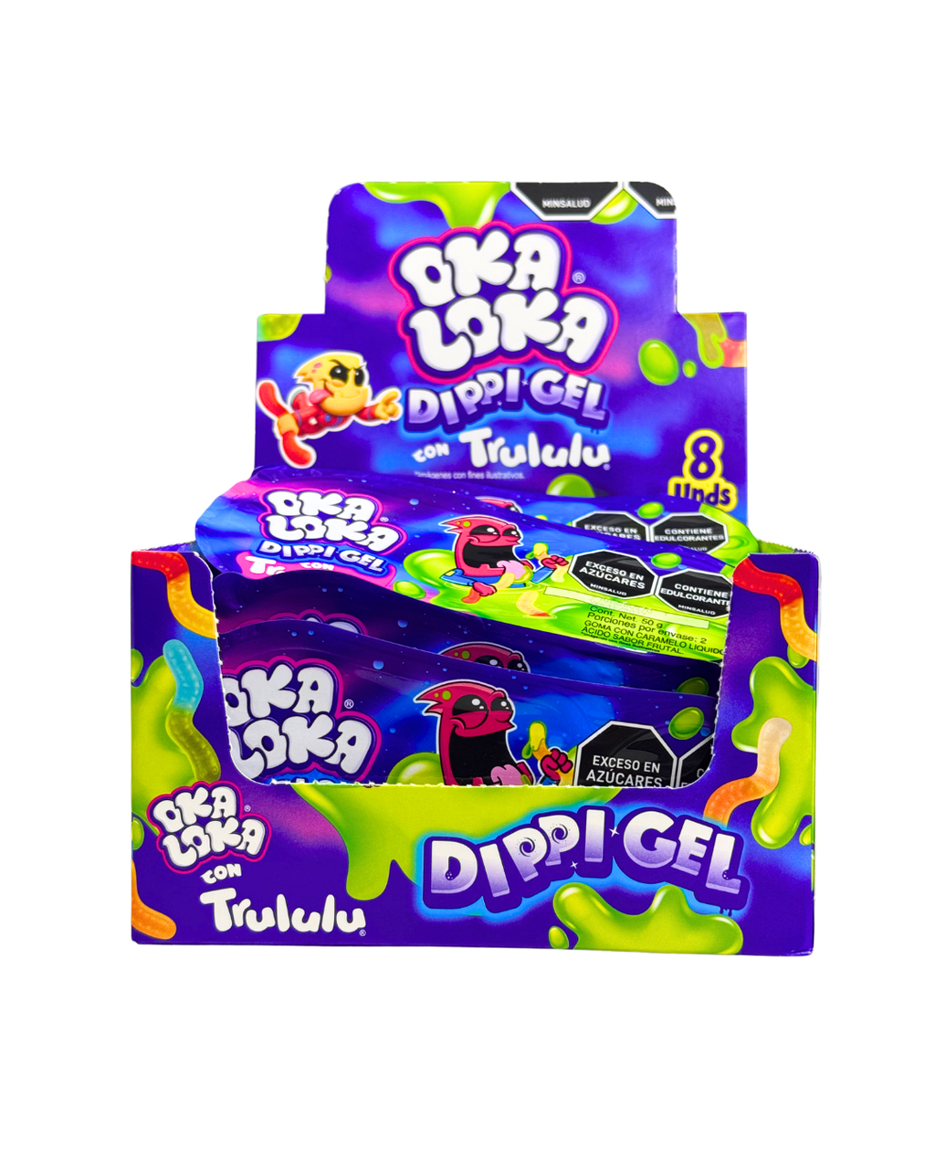 OKA LOKA DIPPI-GEL CON TRULULU DP*8