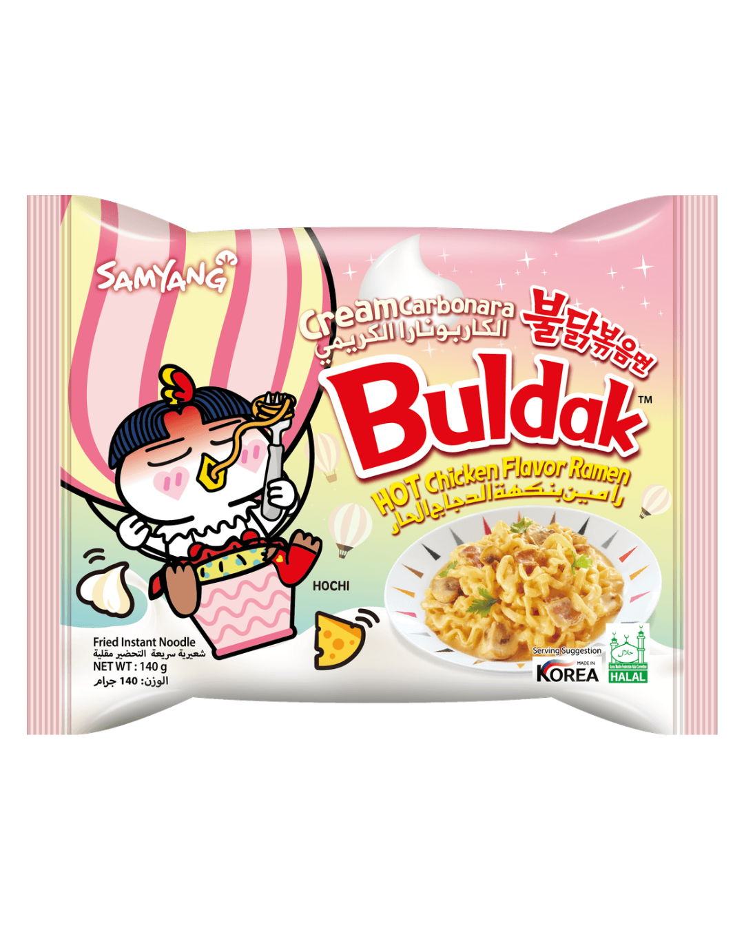 RAMEN BULDAK CREAM CARBONARA 140GR